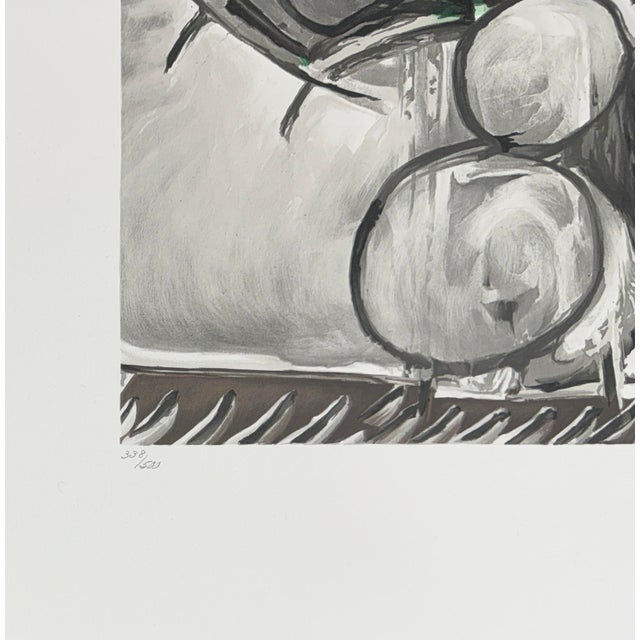 Cubism 1980s Pablo Picasso, Le Bouquet (Marina Picasso Estate Hand Signed Lithograph) Reproduction For Sale - Image 3 of 4
