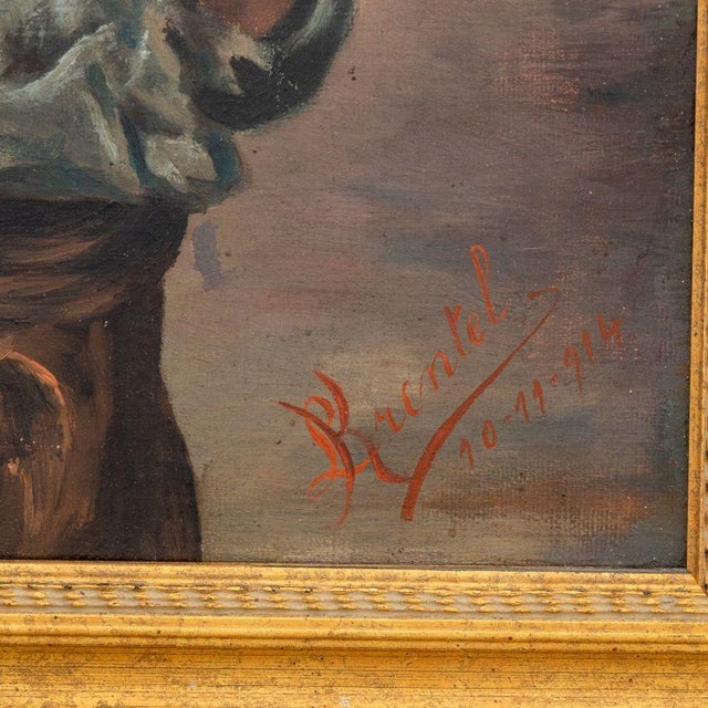 1910s After Eugene Von Blaas Portraits Oil on Canvas, 2 For Sale - Image 5 of 11