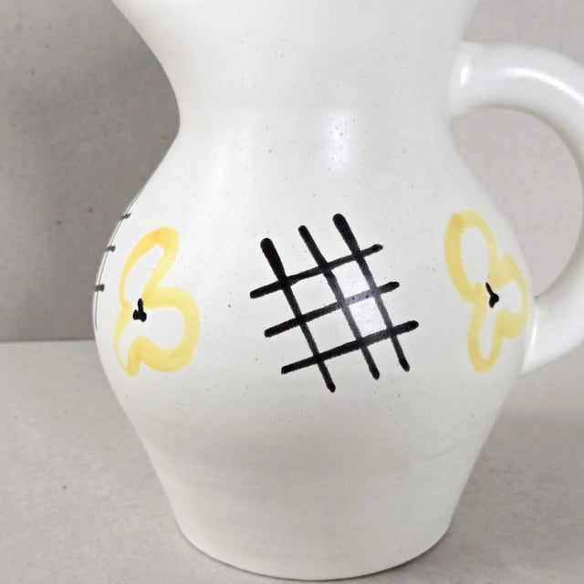 Vintage Ceramic Pitcher by André Baud for Vallauris, 1950s For Sale - Image 9 of 13