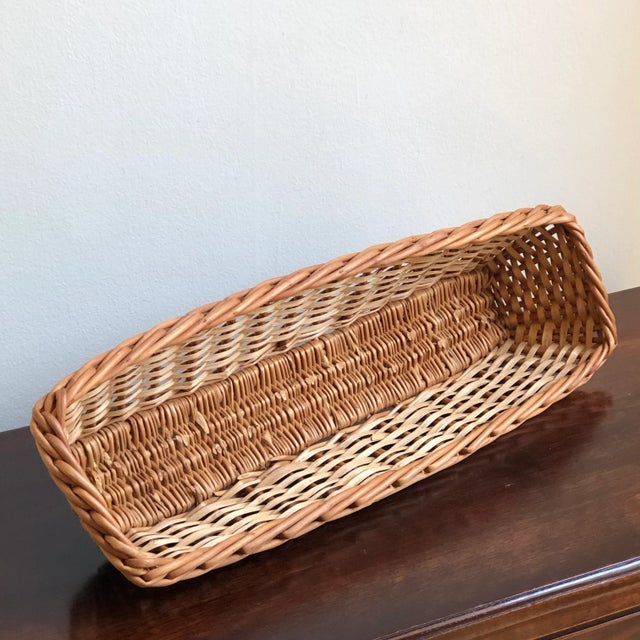 Vintage French Baguette Bread Basket For Sale In Baltimore - Image 6 of 12