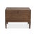 Mid-Century Modern Swedish-Style Trunk Side Table in Antiqued Cream For Sale - Image 3 of 11