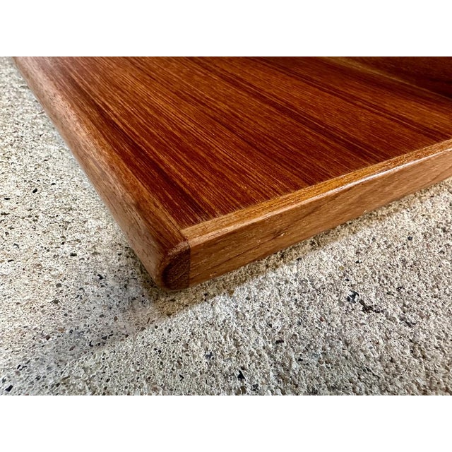 Minimalist Teakwood Wall Shelf, Germany, 1960s For Sale - Image 10 of 17