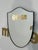 1970s Vintage Italian Brass Shield Mirror 1970s For Sale - Image 5 of 6