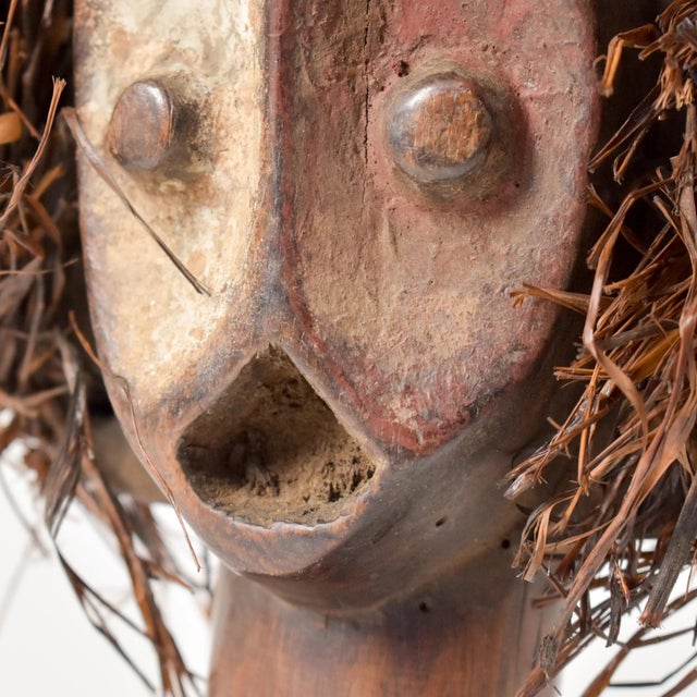 Early 20th Century Bembe Janus Wood Figure on Custom Base For Sale - Image 4 of 8