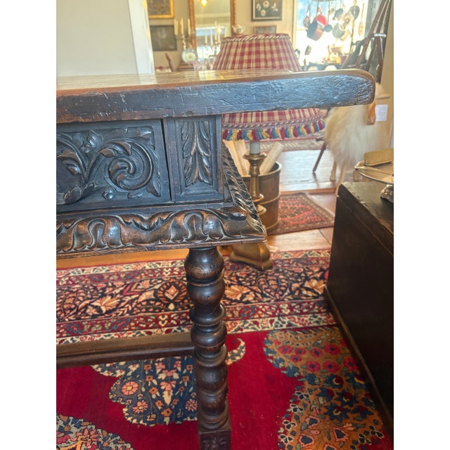 17th Century Spanish RefectoryTable For Sale - Image 6 of 9