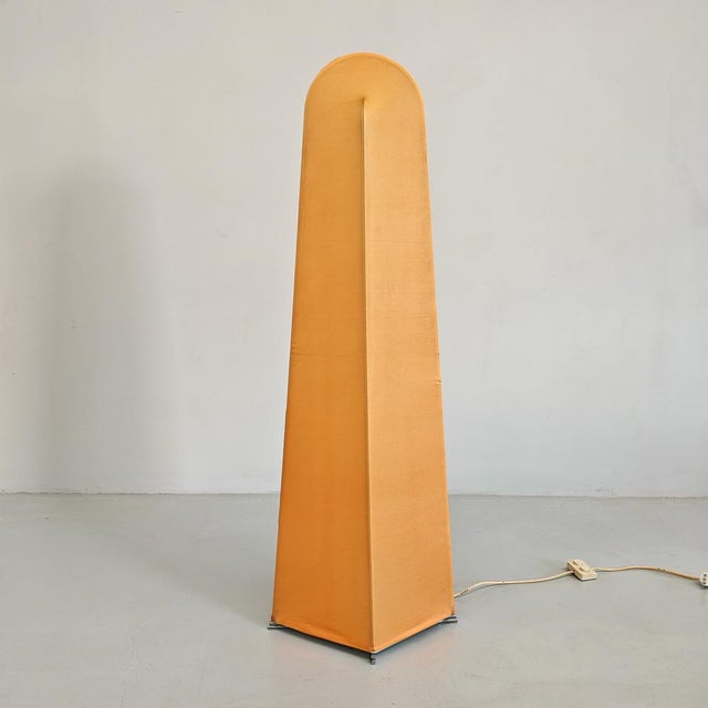 Kazuki Fabric Floor Lamp by K. Takahama for Sirrah, 1970s For Sale - Image 11 of 18