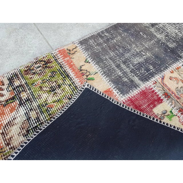 Black Mid 20th Century Anatolian Kurdish Runner Rug For Sale - Image 8 of 10