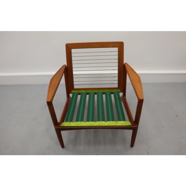 Wood Vintage Danish Teak Lounge Chair, 1970s For Sale - Image 7 of 15