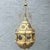 Vintage Moroccan Middle Eastern Style Brass Pendant Lamp For Sale - Image 4 of 11
