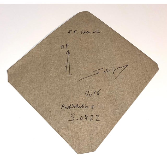 Sébastien de Ganay 1, Large Sebastien de Ganay Folded Linen Abstract Minimalist Sculpture Fabric Wire, 2016 For Sale - Image 4 of 10