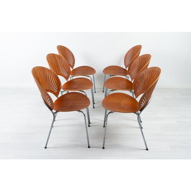 Brown Teak Trinidad Dining Chairs by Nanna Ditzel for Fredericia, 1990s, Set of 6 For Sale - Image 8 of 18