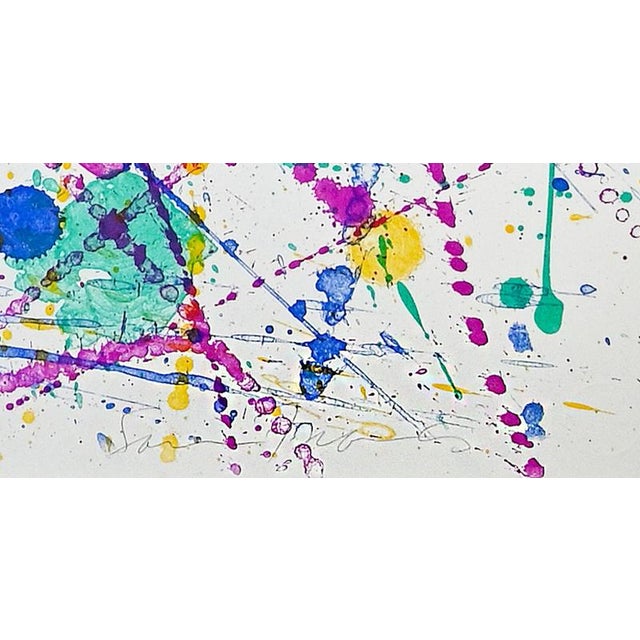 Sam Francis, Abstract Lithograph, 1980s, Lithograph For Sale - Image 4 of 6