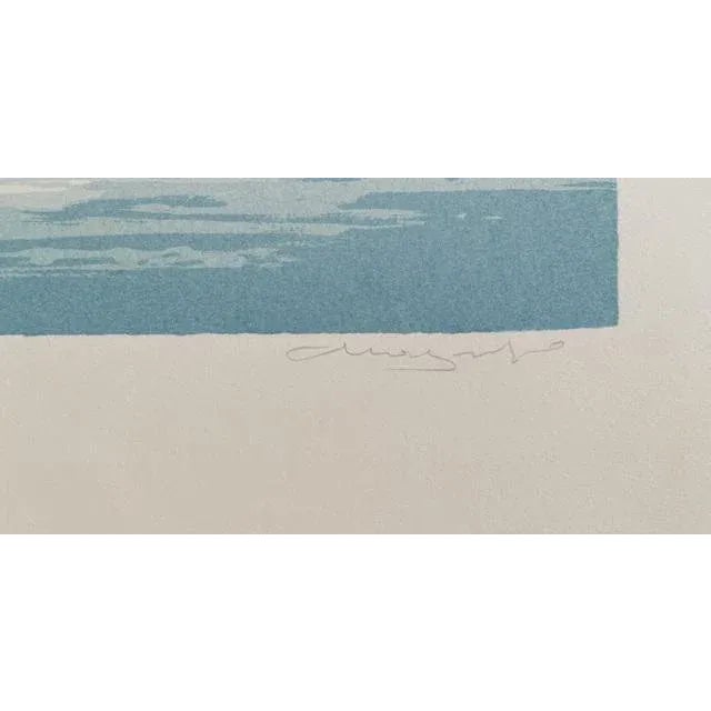 Contemporary Peter Markgraf Big Sur, California, 1995 Hand Printed Silkscreen on Fine Art Paper For Sale - Image 3 of 3