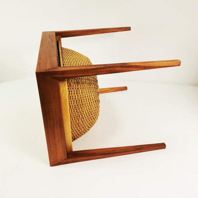 Mid-Century Side Table by Severin Hansen for Haslev Møbelsnedkeri, Denmark, 1950s For Sale - Image 10 of 14