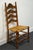 Ethan Allen Ethan Allen Hand Decorated Collection Solid Hard Rock Maple Hitchcock Style Ladderback Accent Side Chair W. Rush Seat 14-6041 For Sale - Image 4 of 8