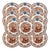 Royal Stafford English Brown Transferware Ducks & Acorns Thanksgiving Dinner Plates - Set of 12 For Sale