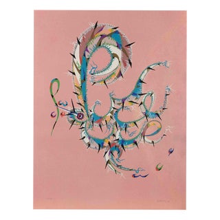 Rafael Alberti, Letter P, 1972, Lithograph For Sale