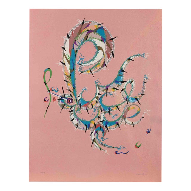 Rafael Alberti, Letter P, 1972, Lithograph For Sale