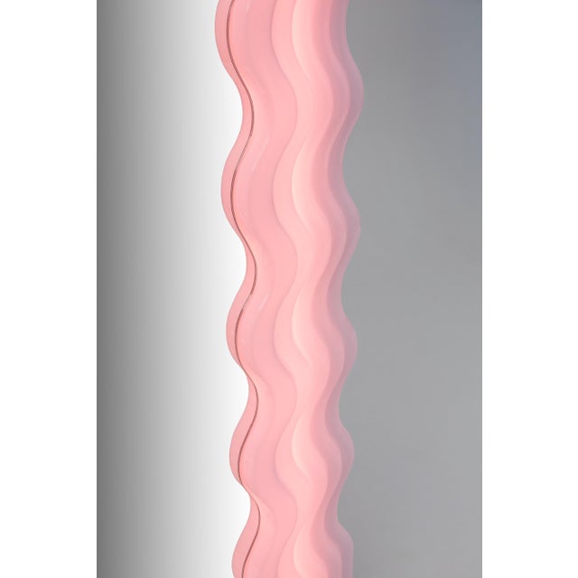 Pink Ettore Sottsass “Ultrafragola” Mirror Lamp for Poltronova, Italy, 1970 For Sale - Image 8 of 18