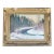 Mid 20th Century Tom Stone Osa Canadian Winter Landscape Oil Painting, “Winter Sunset Haliburton" For Sale