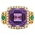 Natural Amethyst 4.75cts & Diamond 0.2cts Ring in 18k Gold For Sale - Image 4 of 8
