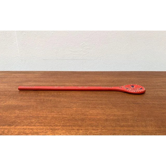 Vintage Swedish Dala Style Cooking Spoon For Sale - Image 12 of 15
