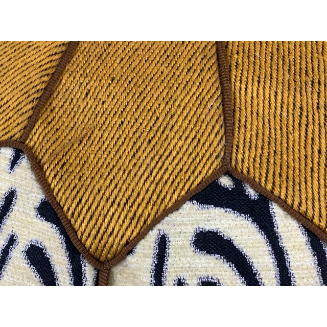 Contemporary Moroccan Ottoman Pouf Cover For Sale - Image 4 of 8