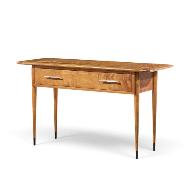 Mid-Century Modern Lane Acclaim Mid Century Walnut Console Table For Sale - Image 3 of 9