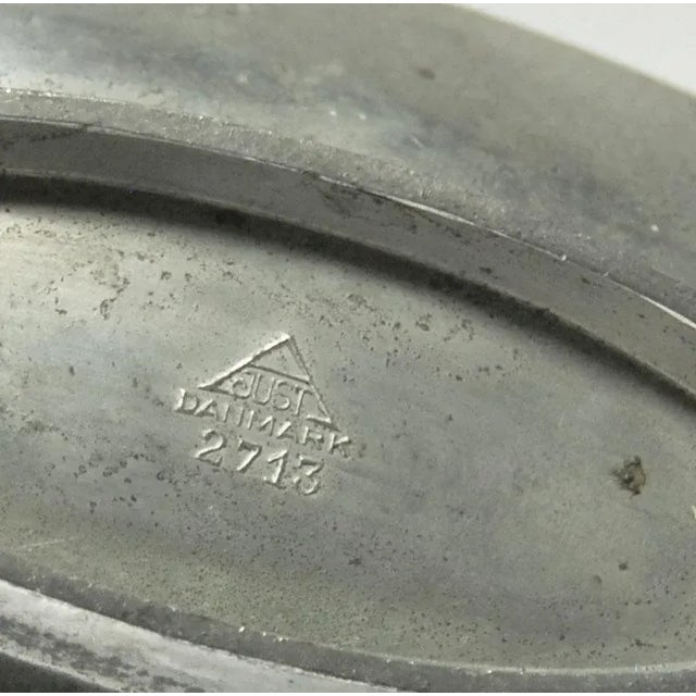 Small Art Deco Pewter Dishes by Just Andersen, 1930s, Set of 3 For Sale - Image 11 of 13