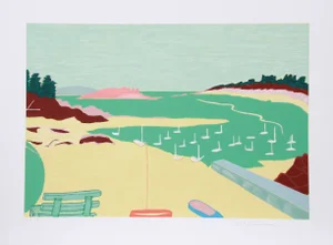 Marion McClanahan - St. Briac Lithograph