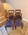 Wonderful set of four Victorian mahogany balloon back dining chairs, having a set of four Victorian balloon back dining...