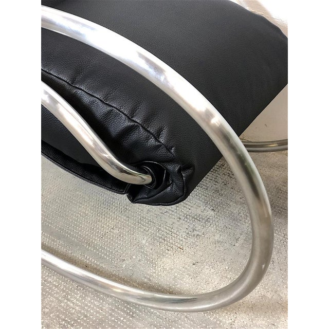 Crome Metal Crawl Armchair by Heals, London, 1970s For Sale - Image 4 of 15