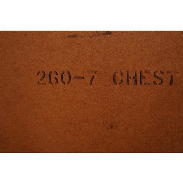 Dixie Furniture Solid Pecan Italian Neoclassical Tuscan Style 34″ Chest of Drawers 260-7 For Sale - Image 13 of 13