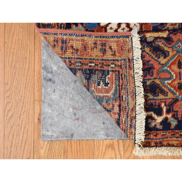 Red 1920s Red Antique Persian Rug For Sale - Image 8 of 11