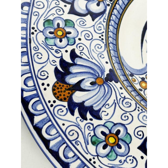 Vintage Ceramic Plates, France, Set of 2 For Sale - Image 5 of 15