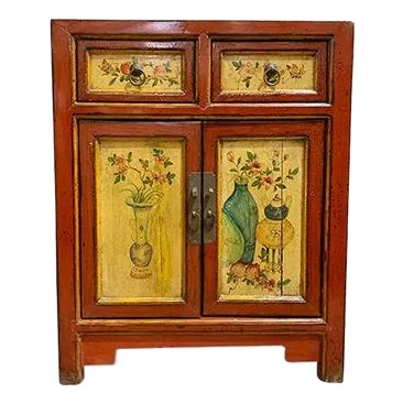 1960s Asian Style Vintage Chest For Sale