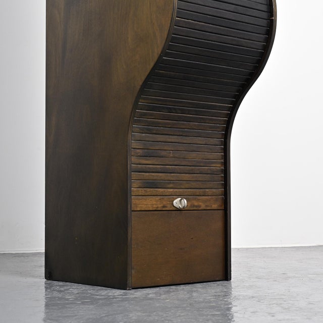 Model 5822 Roll-Top Secretary by Klaus Vogt for Thut Möbel, 1970 For Sale - Image 18 of 18
