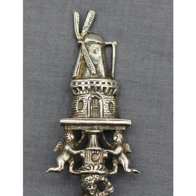 Metal Pre-1953 Amsterdam 833 Standard Silver Souvenir Spoon For Sale - Image 7 of 9