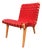 Red Risom Lounge Chair For Sale