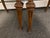 4 vintage French Louis XVI style cane back dining chairs featuring a carved wood balloon back and woven rattan caning....