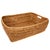 Artifacts Rattan Rectangular Oblong Storage Basket in Honey Brown - 26" For Sale In Houston - Image 6 of 6