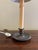 French Provincial Mid 20th Centur French Provincial Louis XVI Brass Bouillotte Lamp With Yellow Tole Shade For Sale - Image 3 of 11