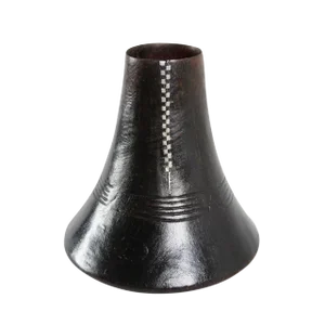 Vintage Wood African Hima Milk Pot