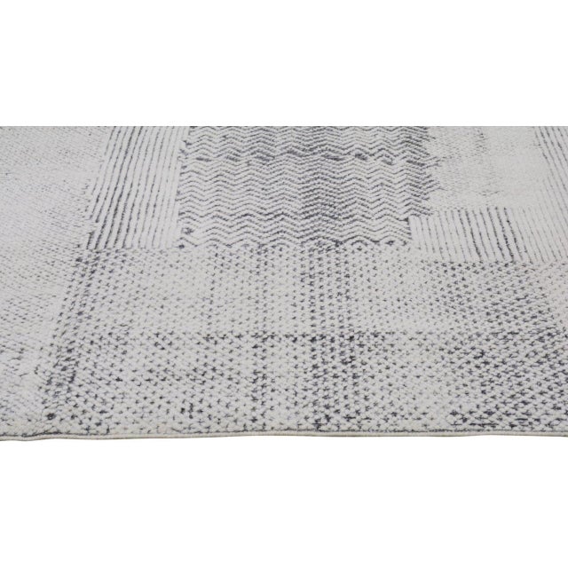 2000 - 2009 Moroccan Hand Knotted Wool Rug, 9'9"x14' For Sale - Image 5 of 6