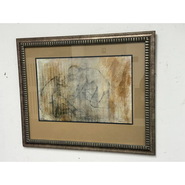 Abstract P. Forte Signed Original Painting, Framed For Sale - Image 3 of 11