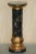 Chinese Neoclassical Style Chinoiserie Lacquered Torcheres Columns, 1920s, Set of 2 For Sale - Image 9 of 11