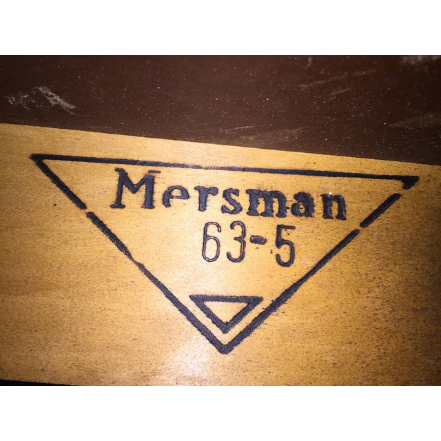 Mid Century Mersman Guitar Pick End Table Chairish