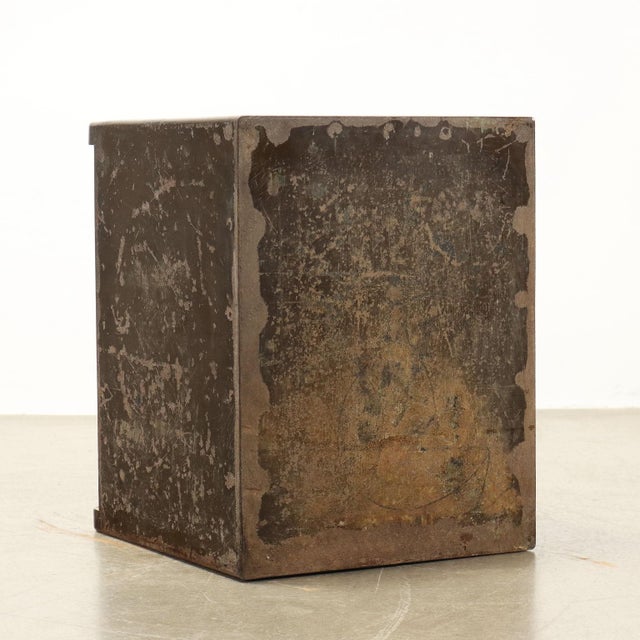 English Metal Safe from Chubb & Sons For Sale - Image 12 of 13