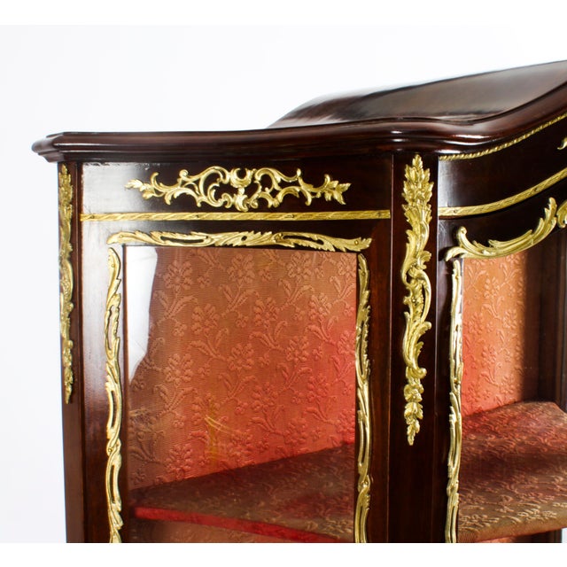 Antique 19th Century French Vitrine Display Cabinet by Vernis Martin For Sale - Image 14 of 18