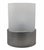 Silver Cylindrical Table Lamp with Diffused Light, Italy, 1970s For Sale - Image 8 of 8